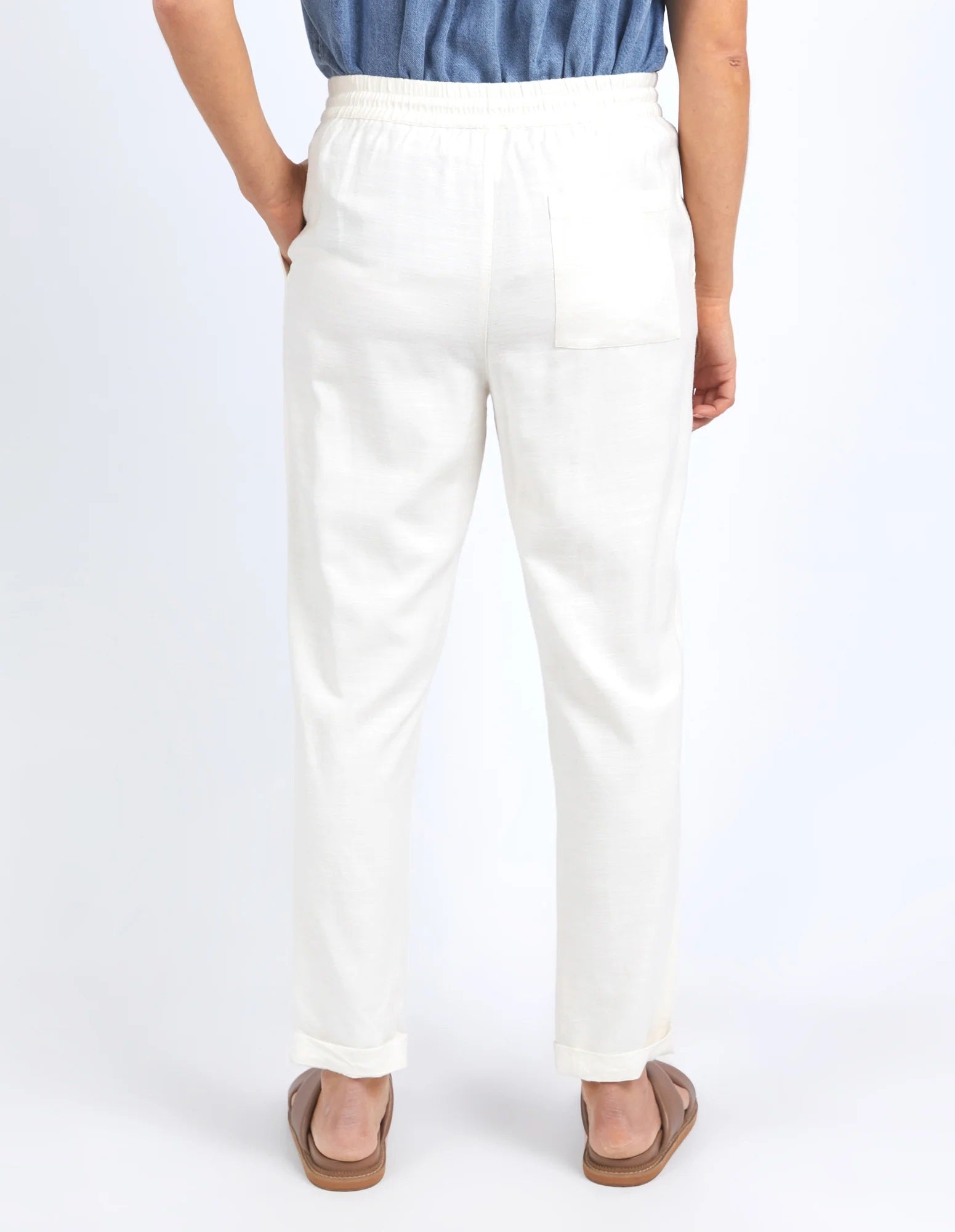 All About Eve Clem Relaxed Pant [COLOUR:Toasted Coconut SIZE:8]