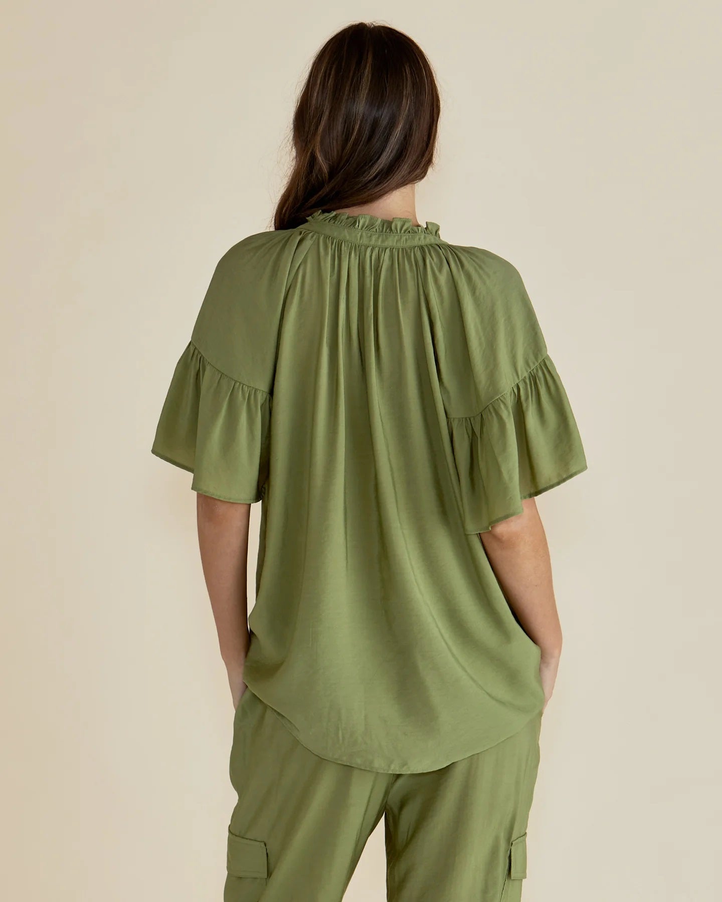 Betty Basics Vivienne Blouse [COLOUR:Pistachio SIZE:8]