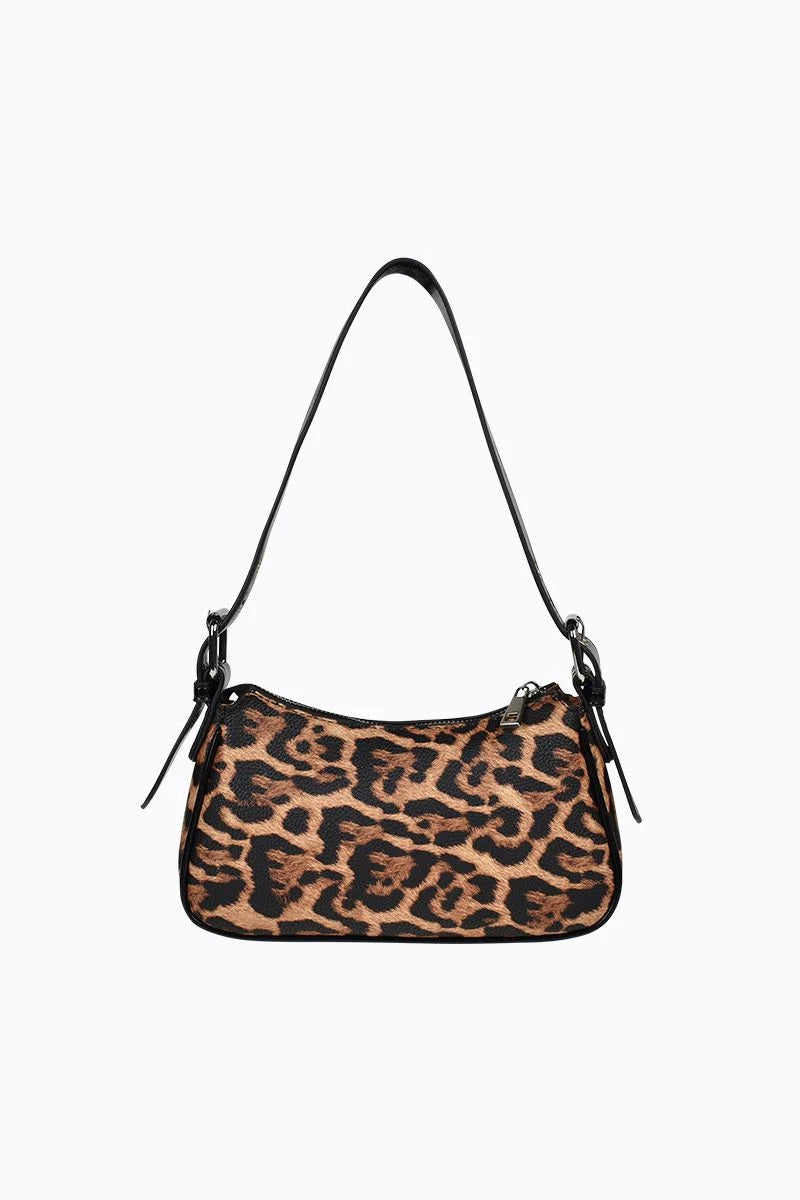 Peta & Jain Queen Buckel Shoulder Bag [COLOUR:Leopard]