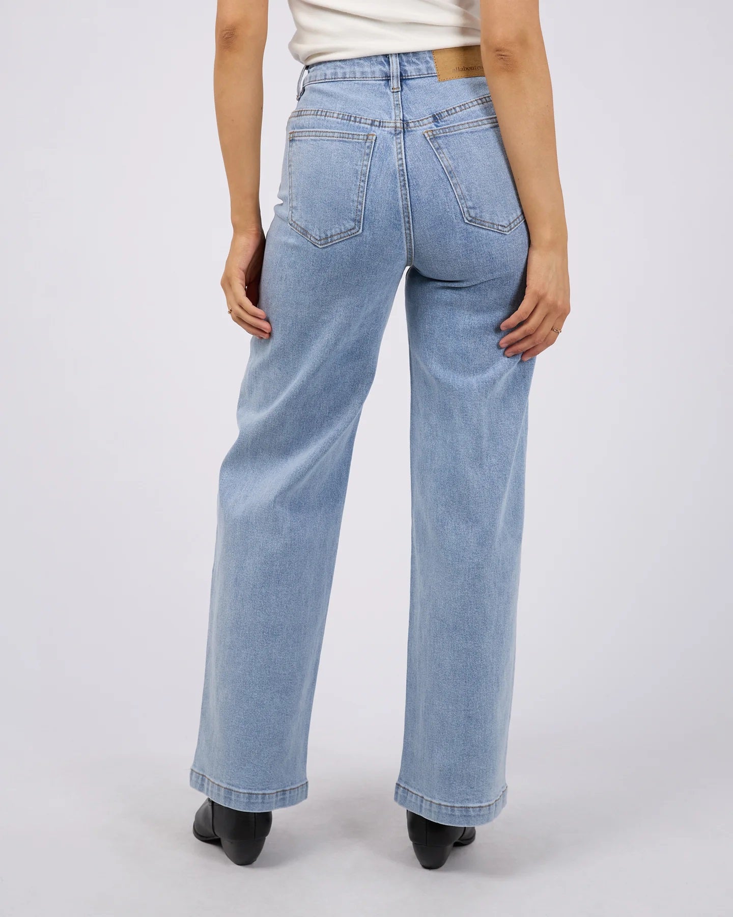 All About Eve Jacqui Wide Leg Jeans [COLOUR:Light Blue   SIZE:6]