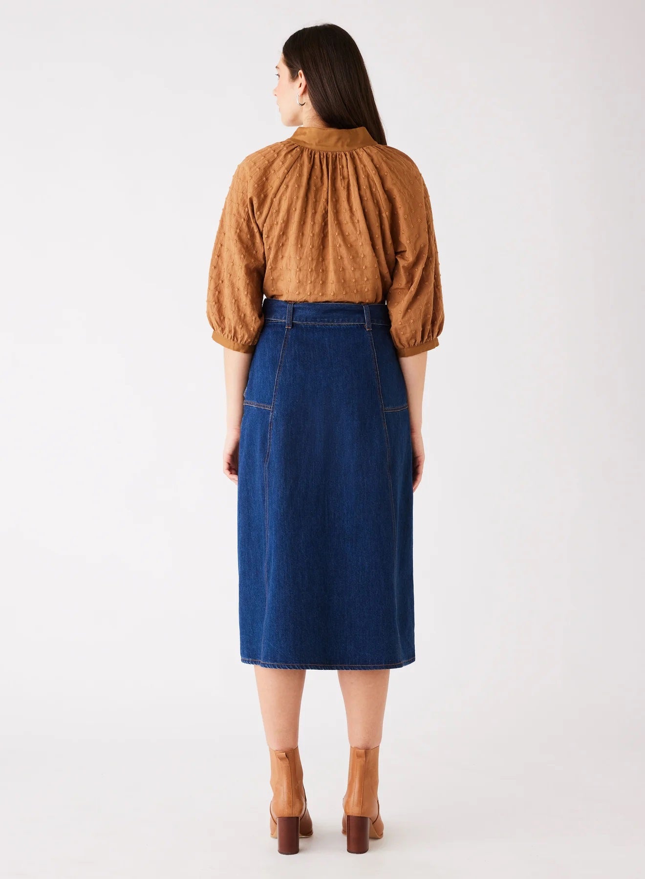 Esmaee Glimpse Blouse [COLOUR:Chesnut SIZE:XS]