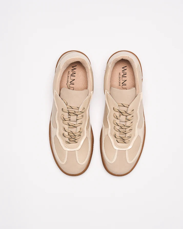 Walnut Fallon Sneaker [COLOUR:beige neutral SIZE:37]