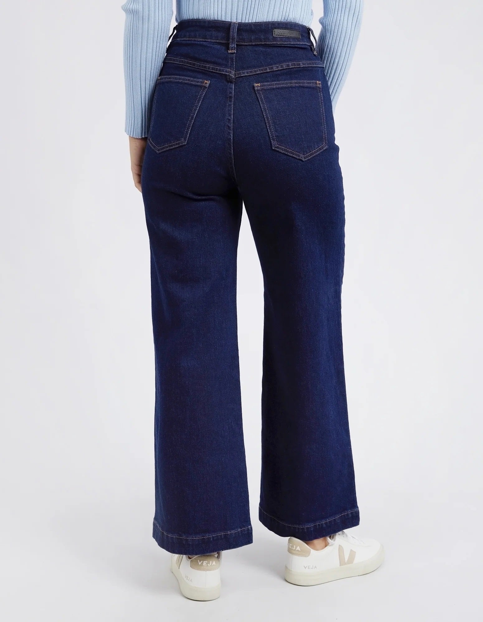 Foxwood Sarah Wide Leg Jean [COLOUR:Indigo SIZE:8]