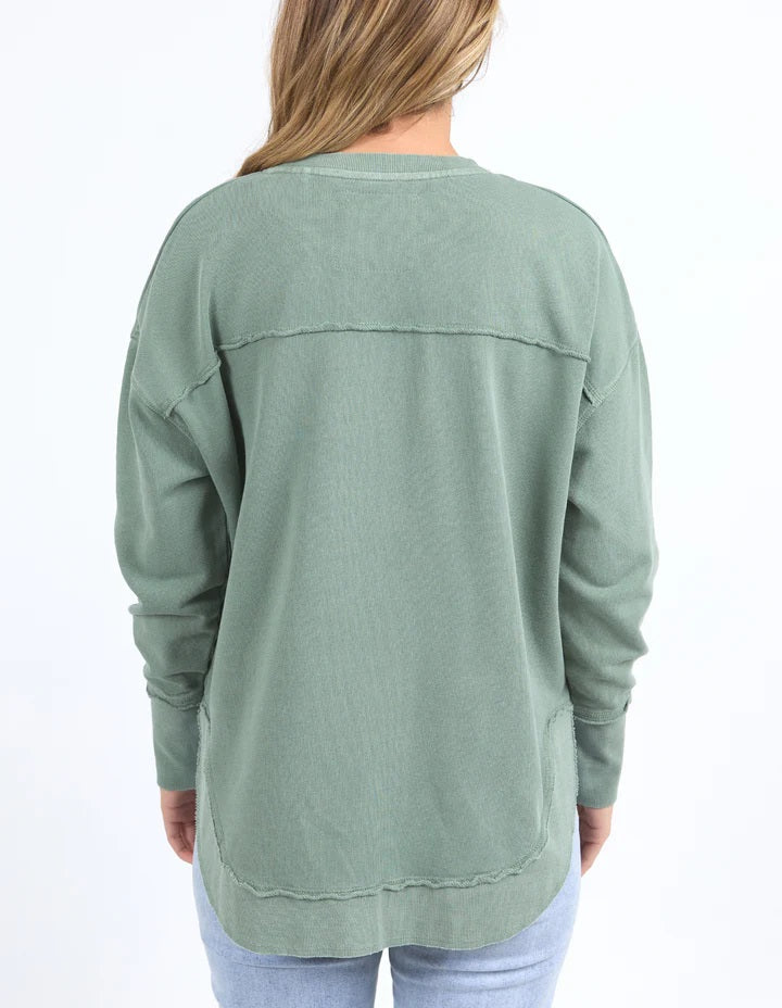 Foxwood Simplified Crew [COLOUR:Sage SIZE:6]