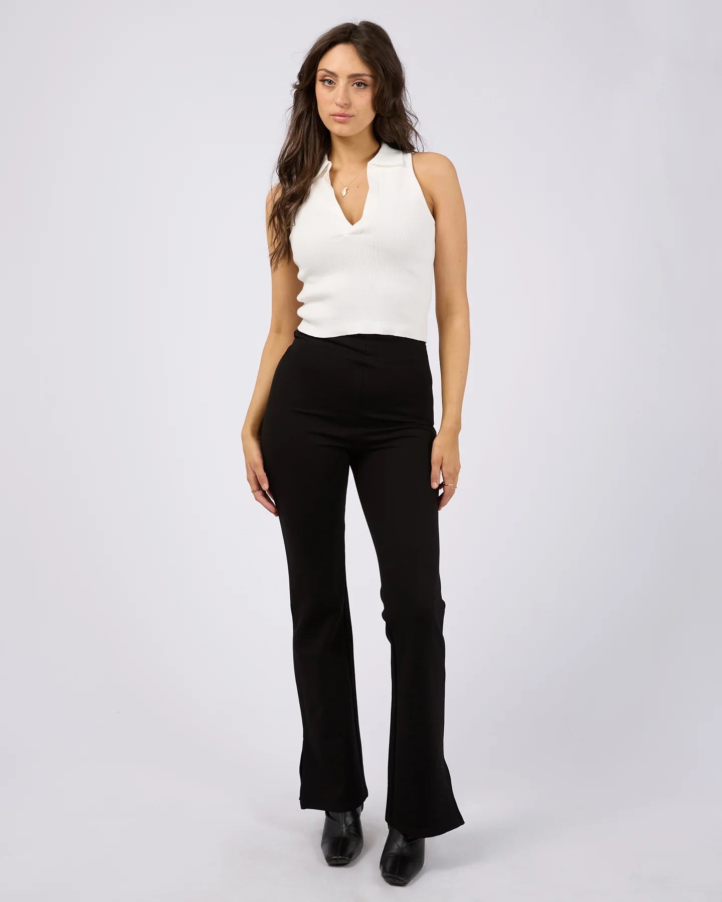 All About Eve Jenner Side Split Pant [COLOUR:Black SIZE:6]