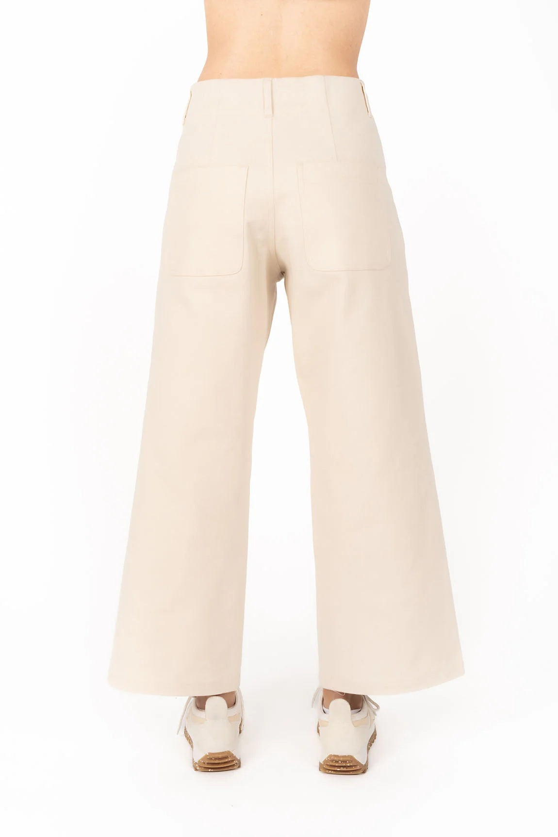 Humidity Margot Drill Pant [COLOUR:Sand SIZE:8]