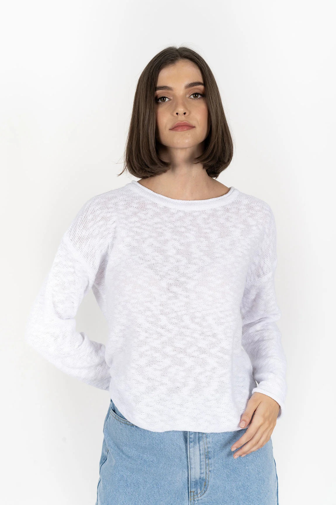 Humidity Sofia Sweater [COLOUR:White SIZE:XS]