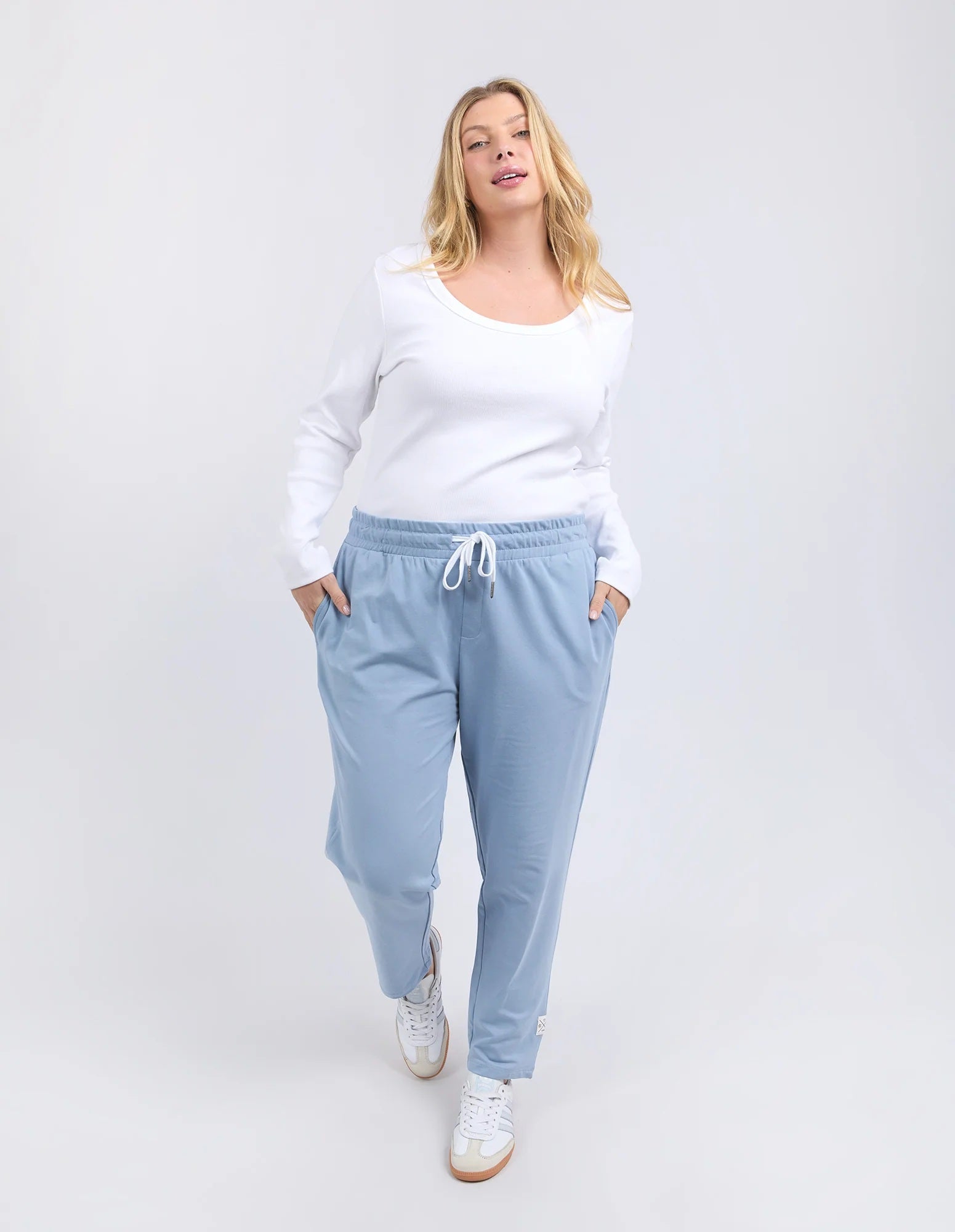 Elm Lobby Pant [COLOUR:Steel blue SIZE:8]