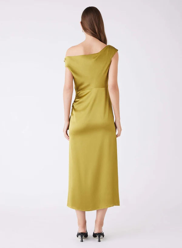 Esmaee Satelite Dress [COLOUR:Olive SIZE:XS]