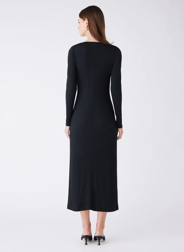 Esmaee Blackout Midi Dress [COLOUR:Black SIZE:S]