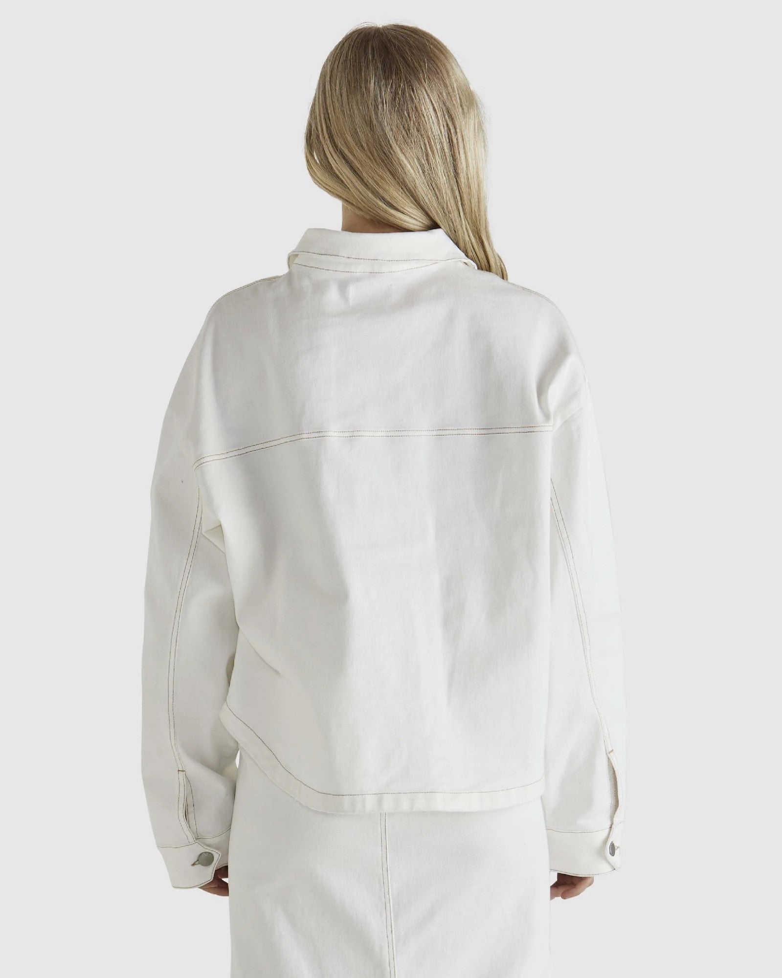 Sass Marza Jacket [COLOUR:bone wash SIZE:8]