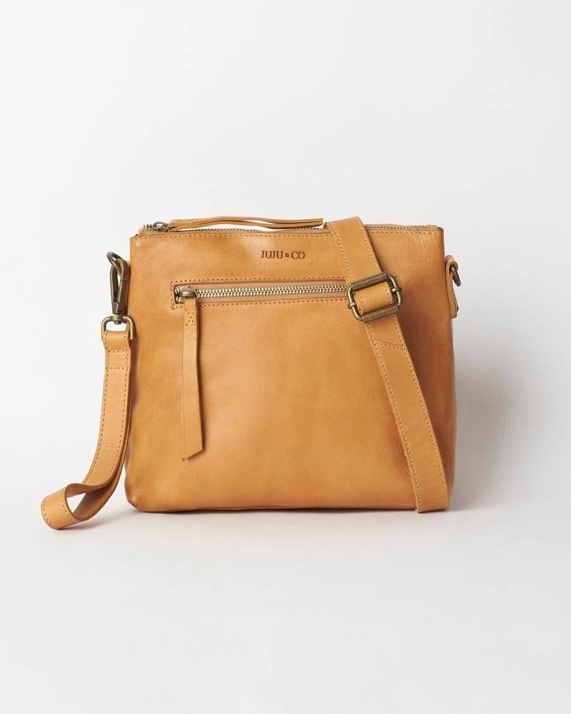 JUJU & CO Large Essential Pouch [COLOUR:Tan]
