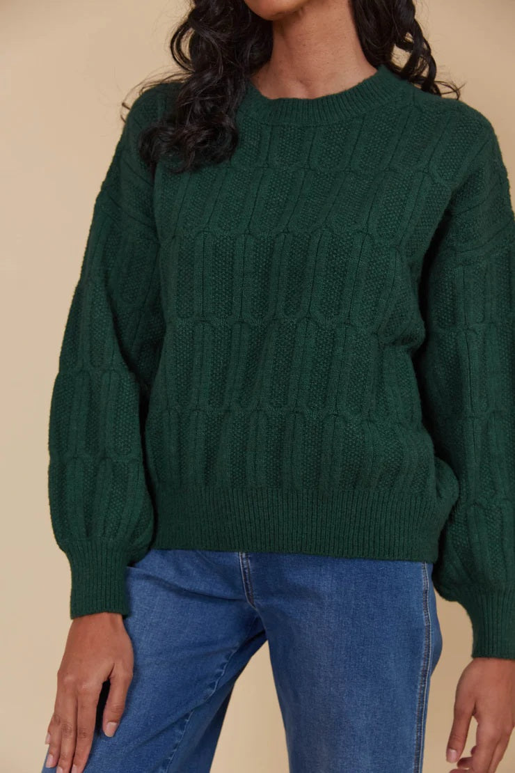 Isle Of Mine Hera Jumper [COLOUR:Pine SIZE:XS]