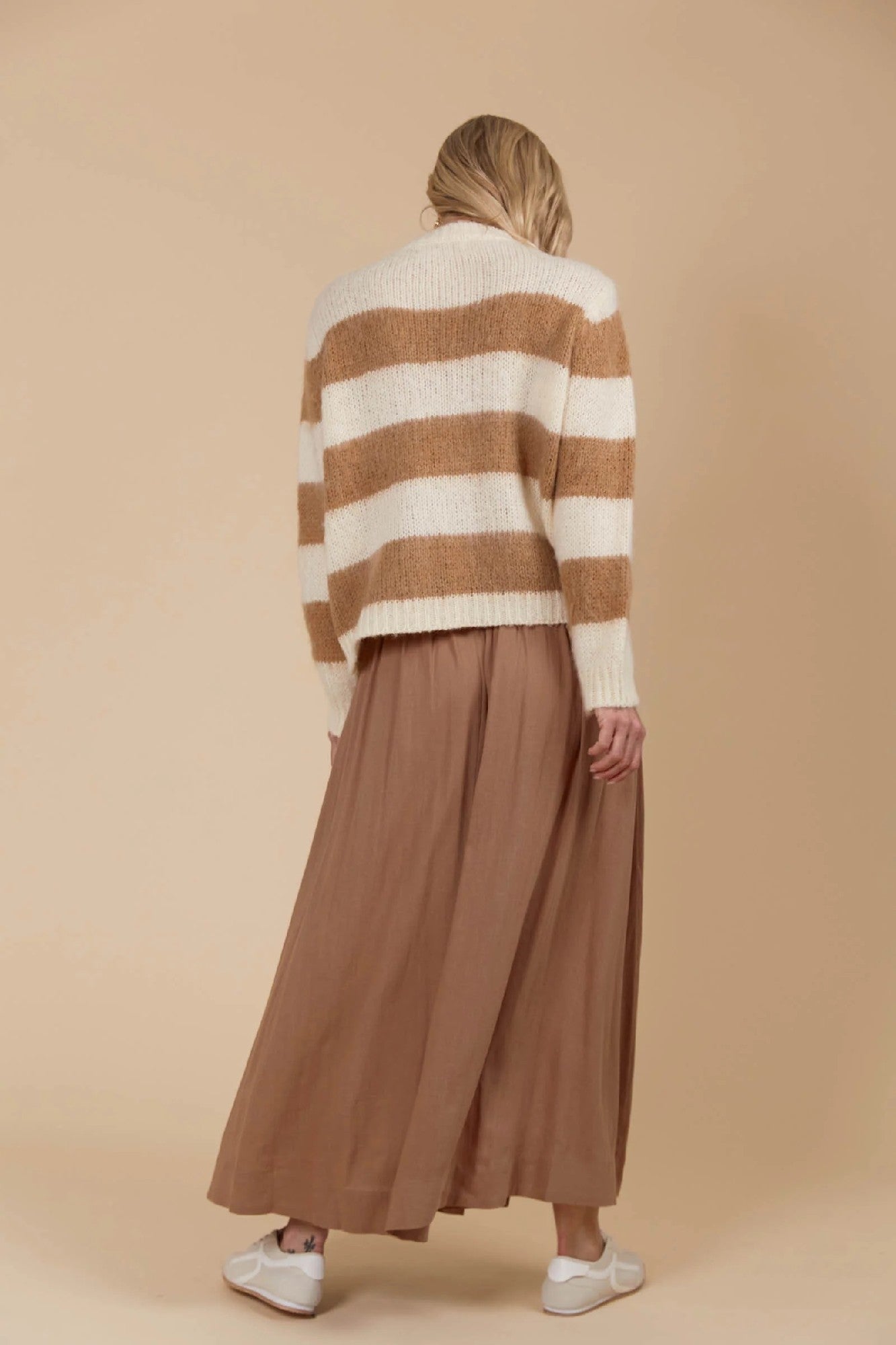 Isle Of Mine Pallas Stripe Jumper [COLOUR:Toffee SIZE:XS]