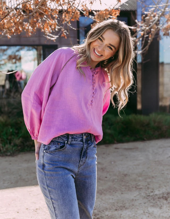 Foxwood Sardina Blouse [COLOUR:Fuschia SIZE:10]