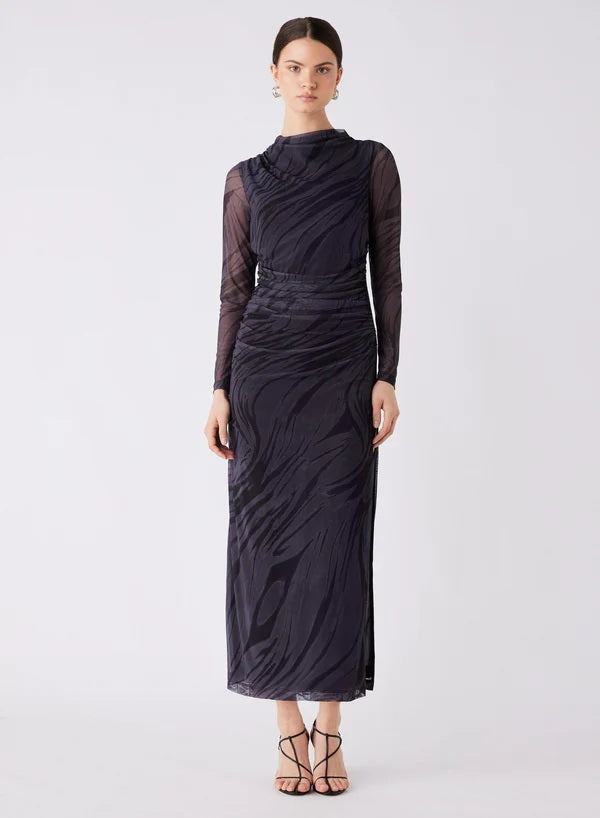 Esmaee Marble Midi dress [COLOUR:Marble SIZE:S]