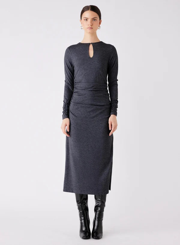 Esmaee Exposition Dress [COLOUR:dark Charcol SIZE:M]