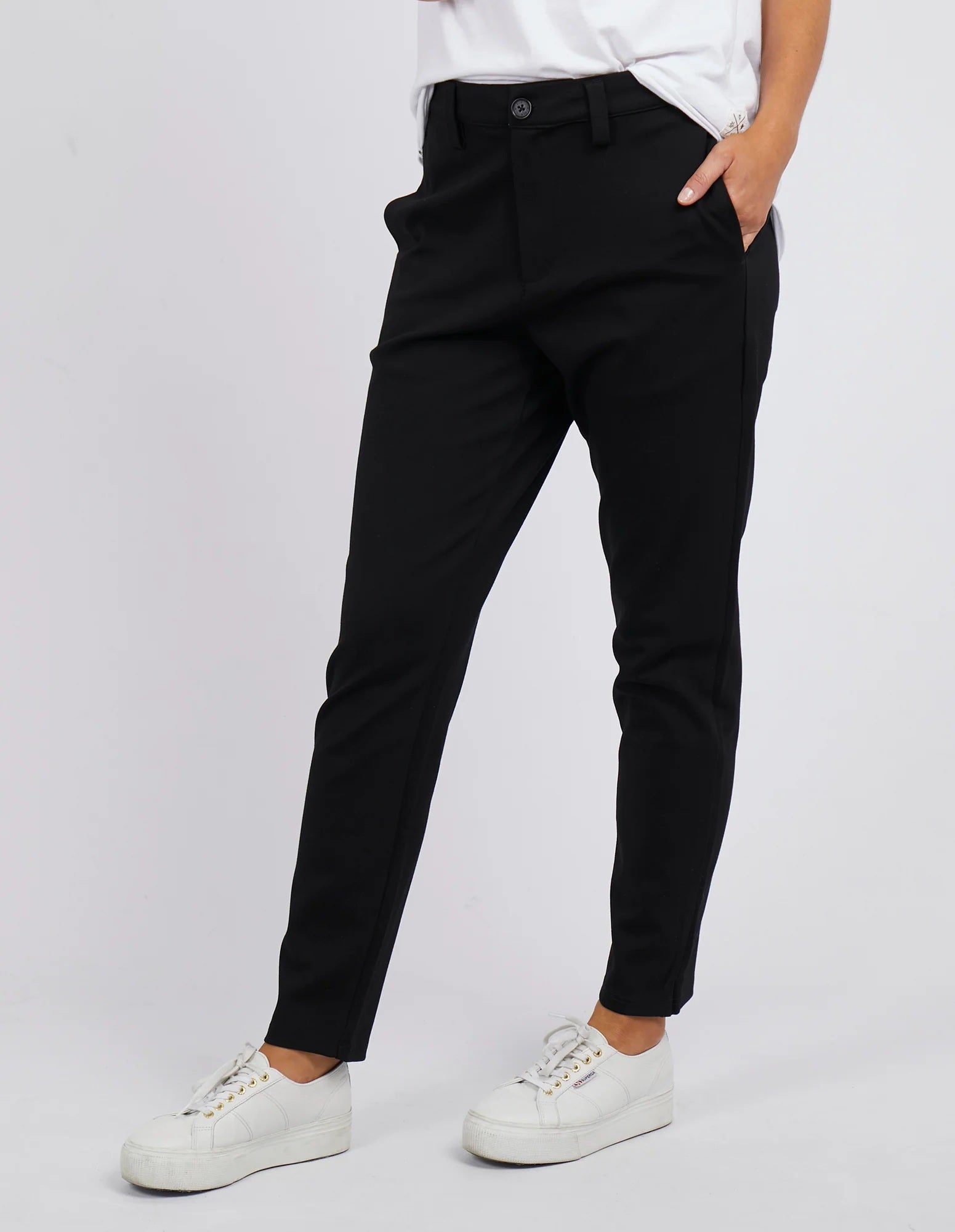 Elm Starla Pant [COLOUR:Black SIZE:8]