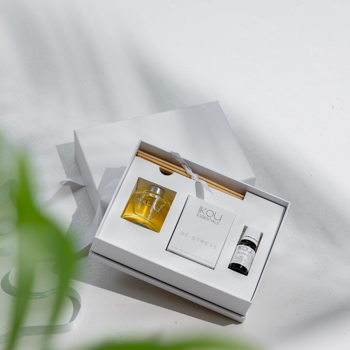 Ikou Aromatherapy Home Fradrance Gift Box Set [SCENT:de stress]