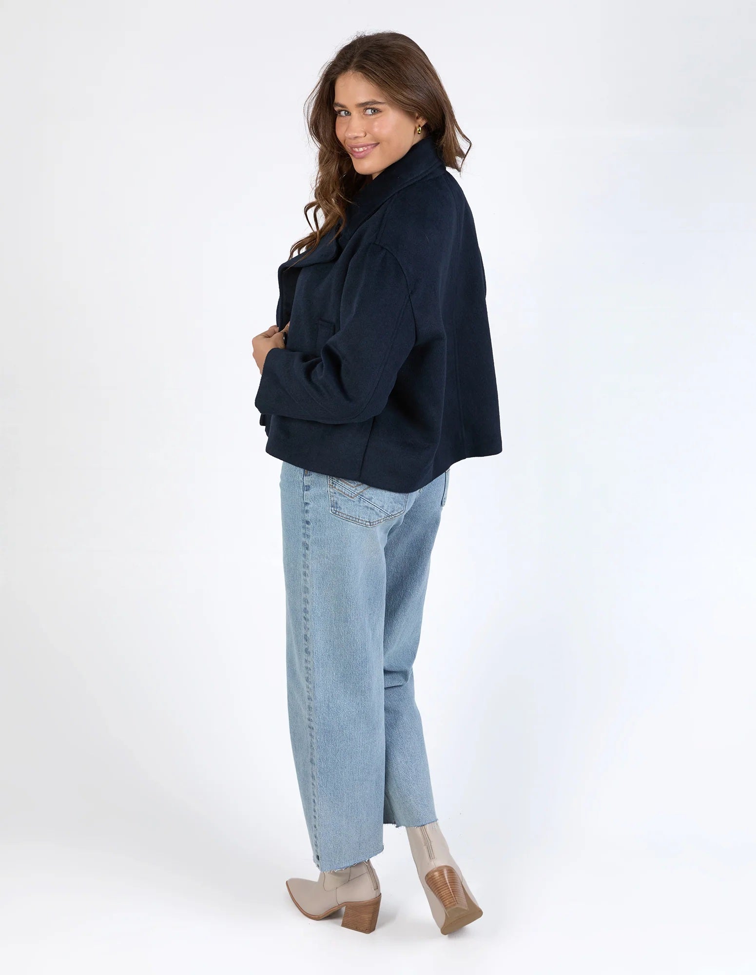 Elm Harley Peacoat [COLOUR:Navy SIZE:S]