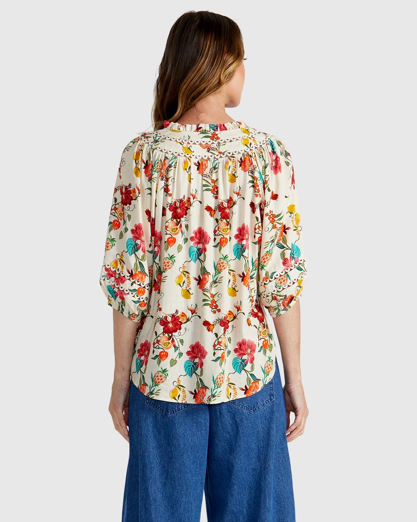 Fate & Becker Guadalupe Top [COLOUR:cream rio SIZE:8]