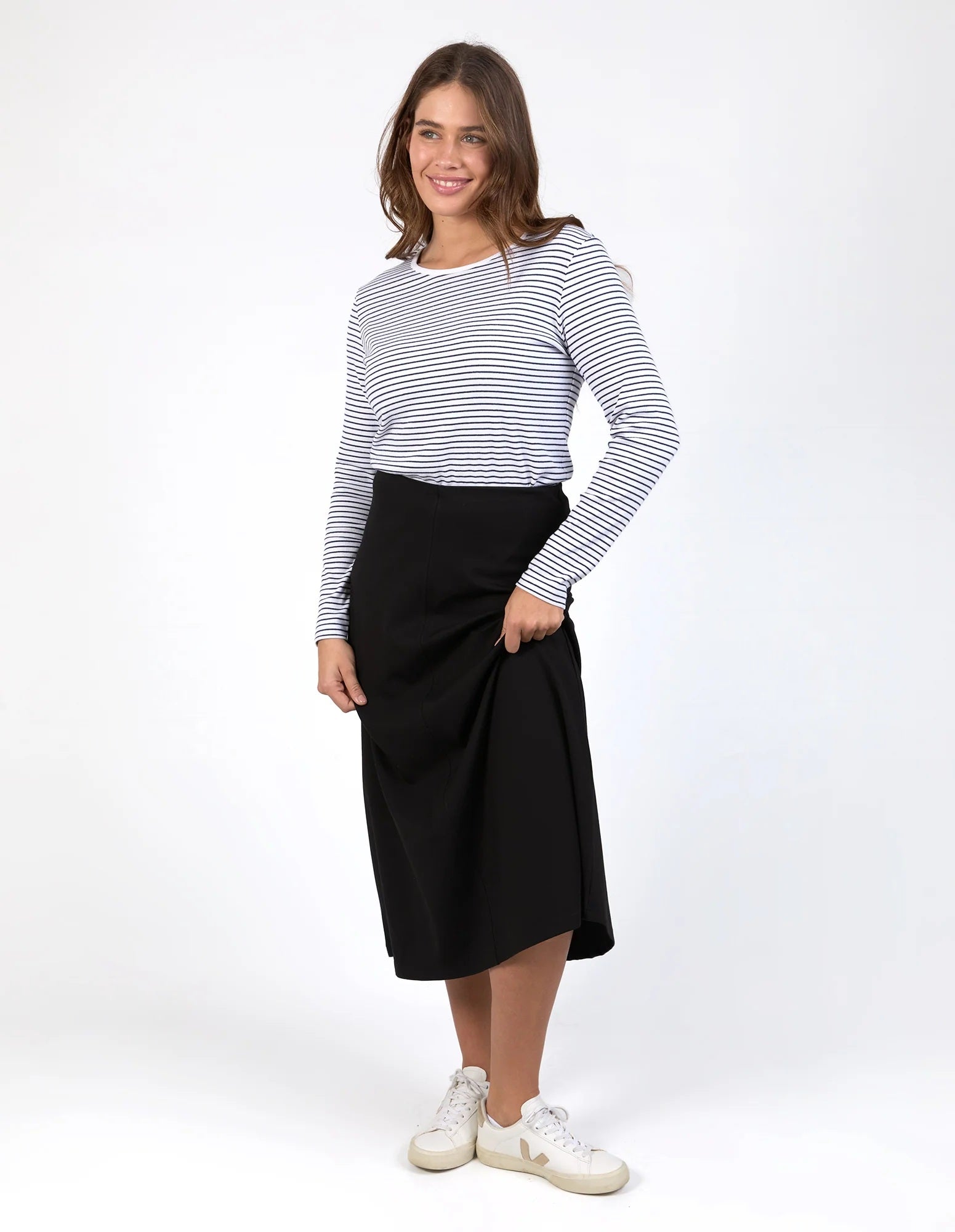 Elm Penny Ponte Skirt [COLOUR:Black SIZE:8]