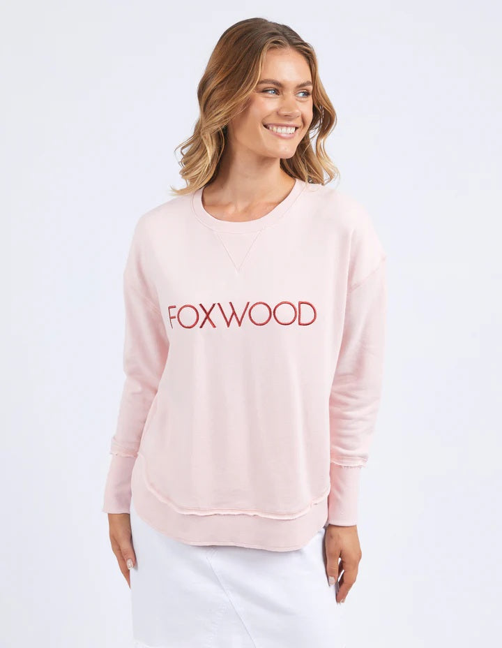 Foxwood Simplified Metallic Crew [COLOUR:Pale Pink SIZE:8]
