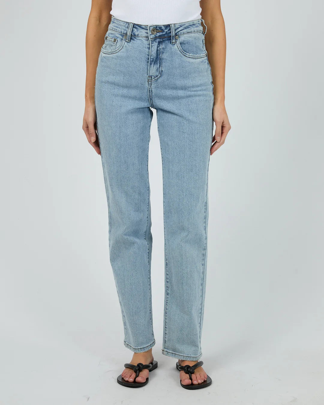 Silent Theory Mila Comfort straight Jeans [COLOUR:Light Blue SIZE:6]