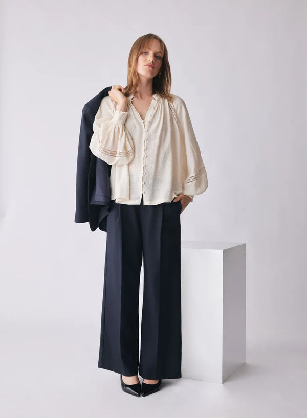 Esmaee Jupiter Lace Blouse [COLOUR:Ivory SIZE:S]