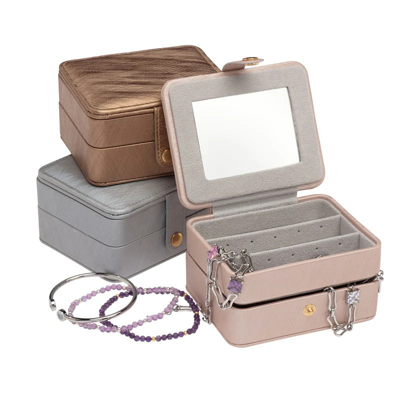 Bramble Bay CO Travel Jellery Square 2 Tier Case [ACC:rose]