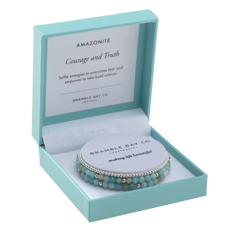 Bramble Bay CO Trio Bracelet Set [COLOUR:amazonite]