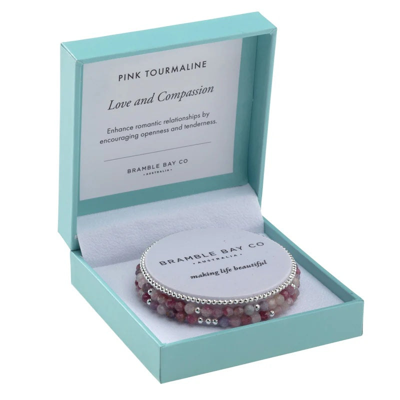 Bramble Bay CO Trio Bracelet Set [ACC:pink tourmaline]