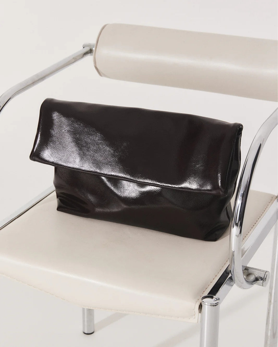 Billini Rylee Clutch Bag [COLOUR:Black crinkle patent]