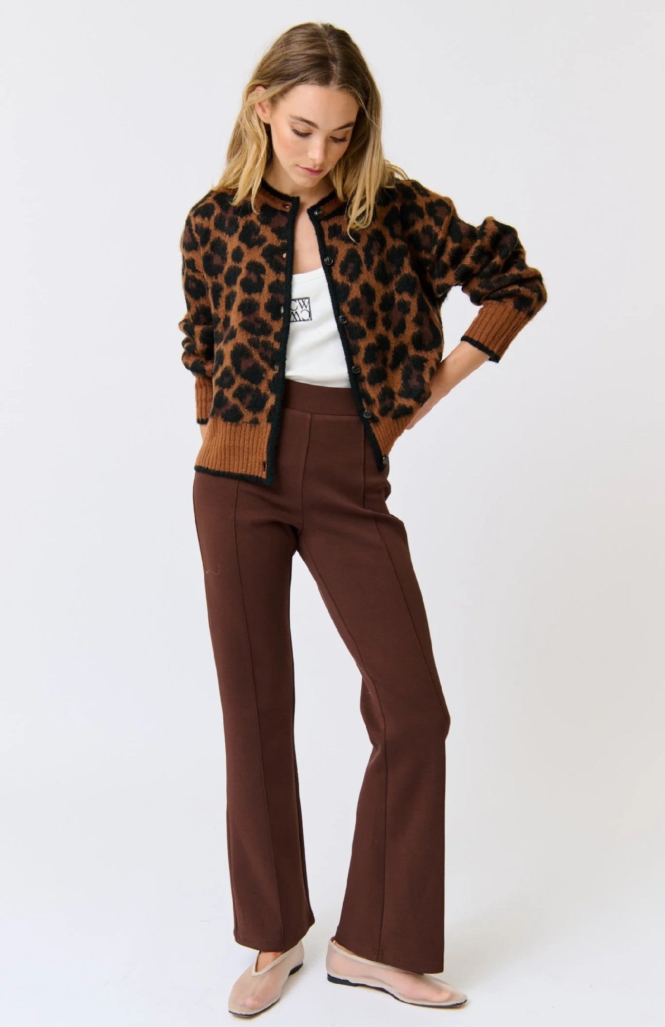 Women’s Knit Cardigan Australia | Cartel & Willow Coco Leopard Cardi | Forbes Women’s Clothing Boutique