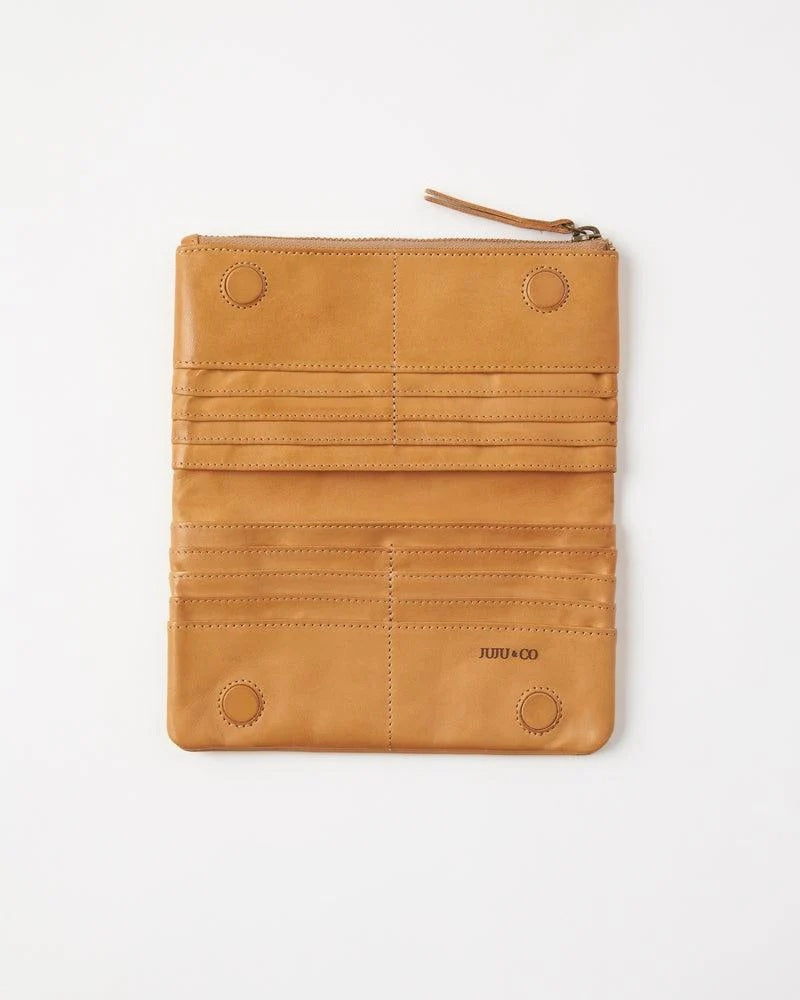 Juju & Co Large Capri Wallet [COLOUR:Tan]