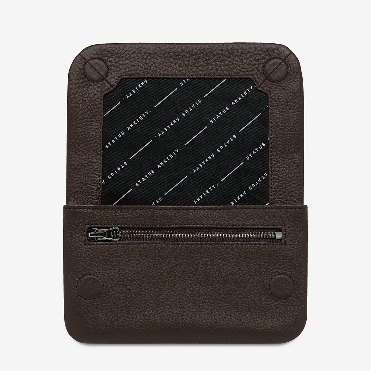 Status Anxiety Impermanent Wallet [COLOUR:Cocoa]