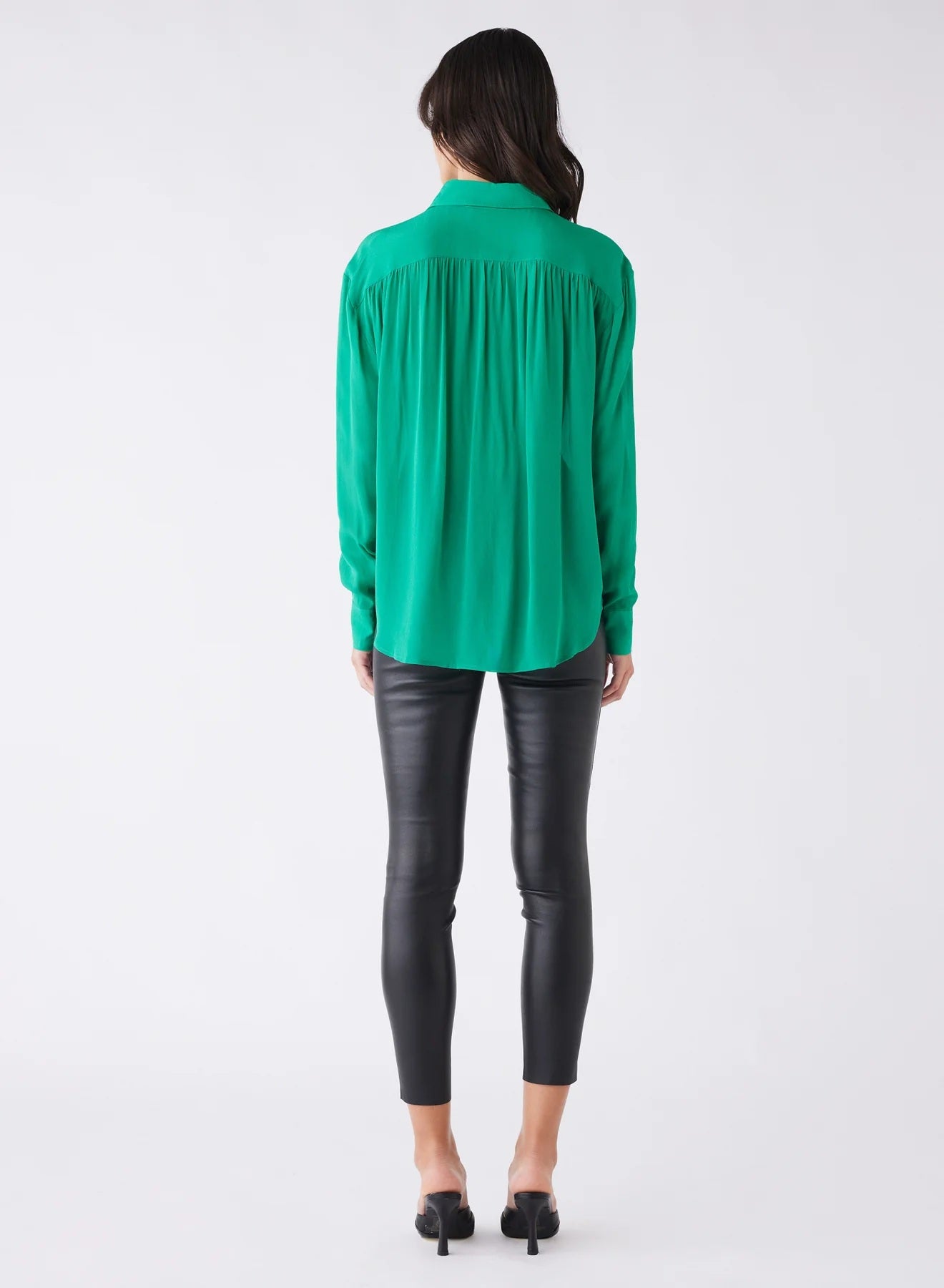 Esmaee Bloom Shirt [COLOUR:Emerald SIZE:XS]