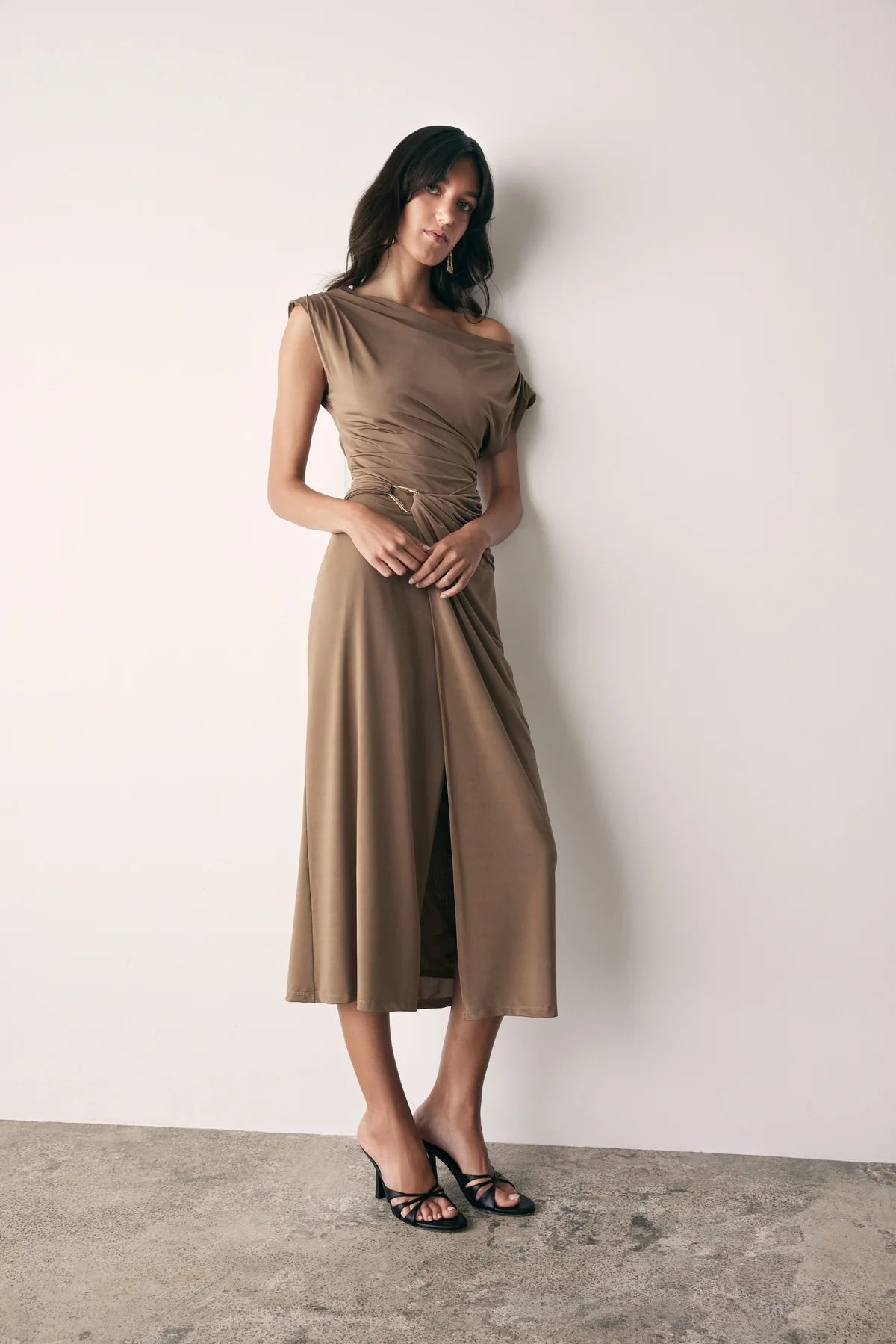 Esmaee Genesis Dress [COLOUR:Mink SIZE:S]