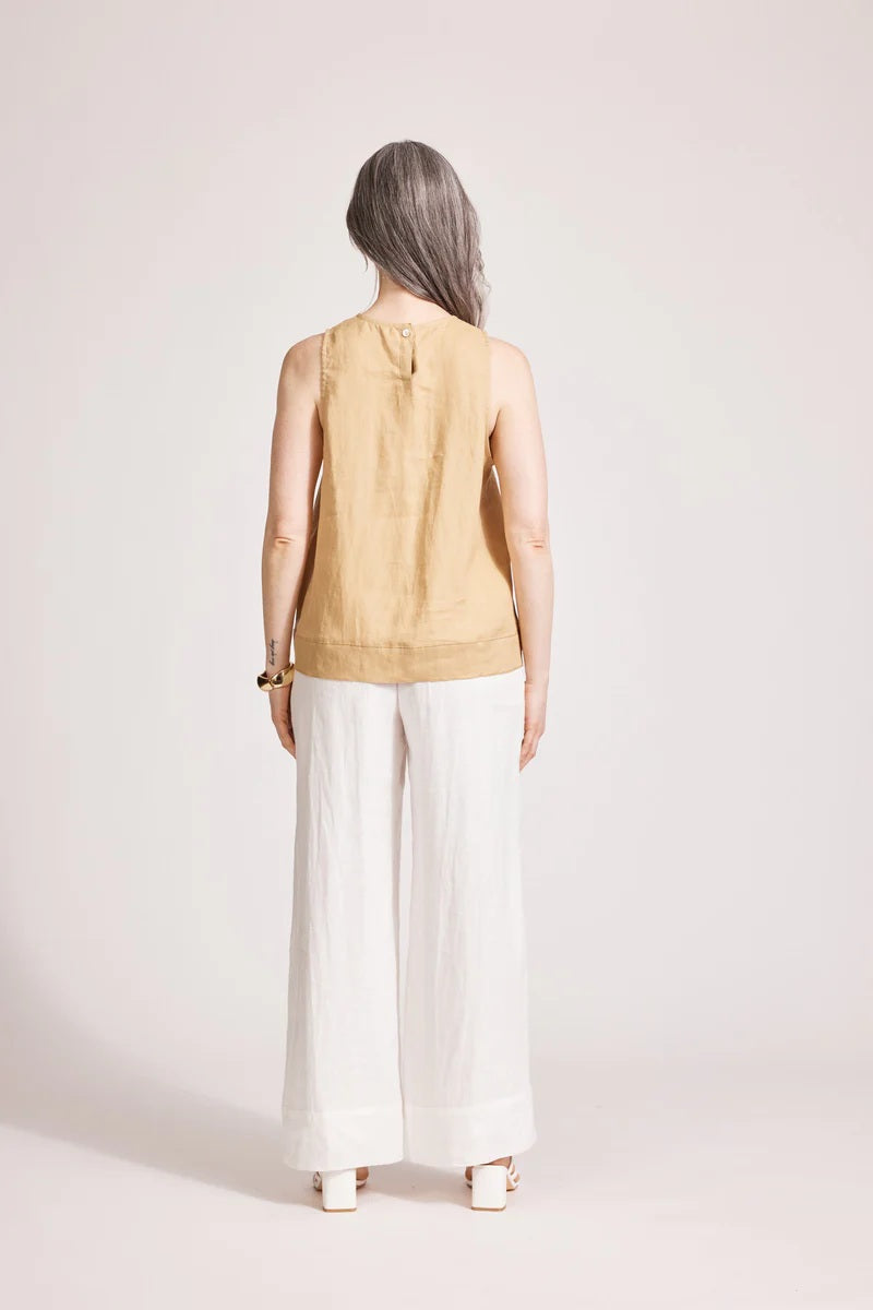 Eb & Ive Miramar Tank Top [COLOUR:Caramel SIZE:XS]