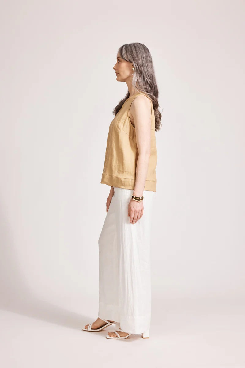Eb & Ive Miramar Tank Top [COLOUR:Caramel SIZE:XS]