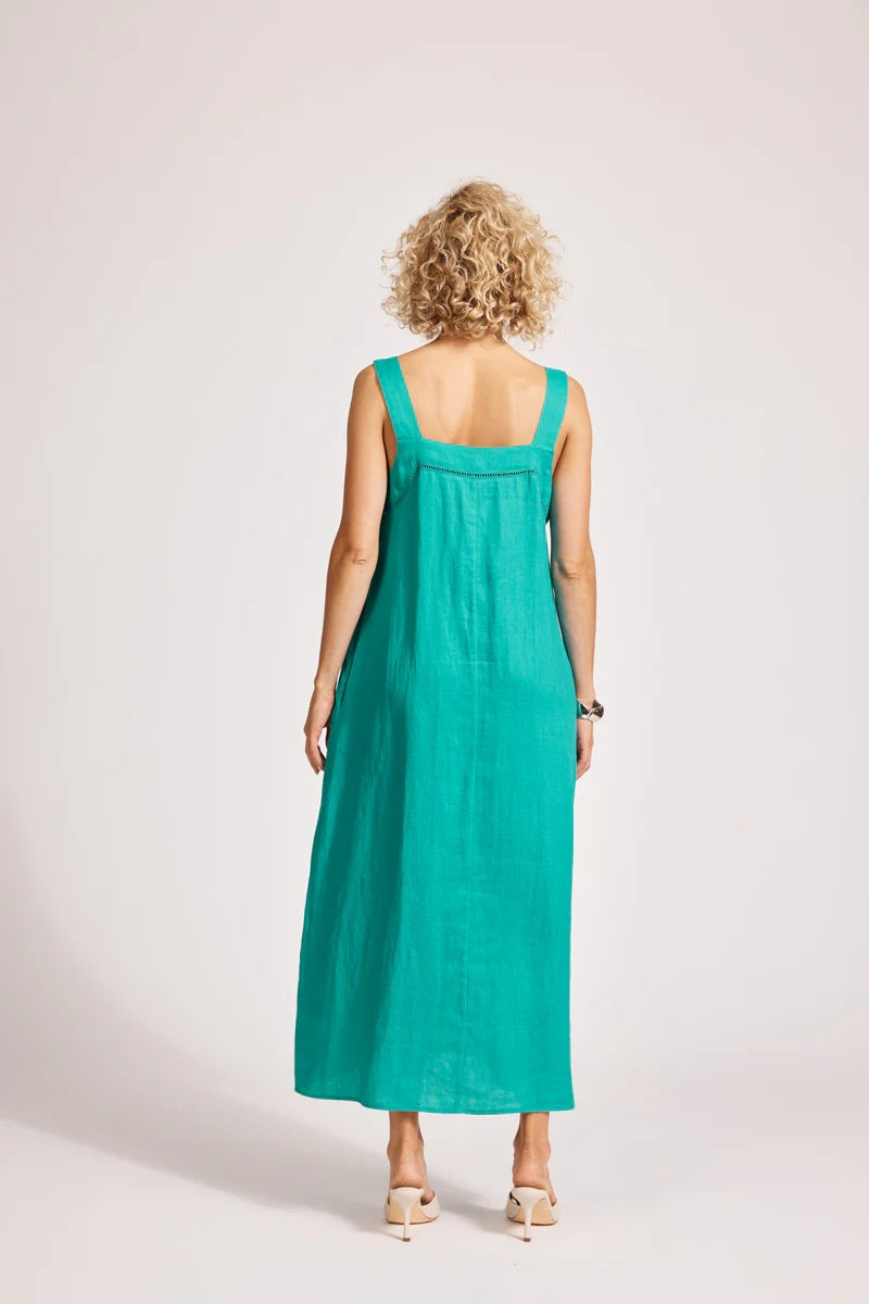 Eb & Ive Miramar Tank Maxi Dress [COLOUR:Lagoon SIZE:S]