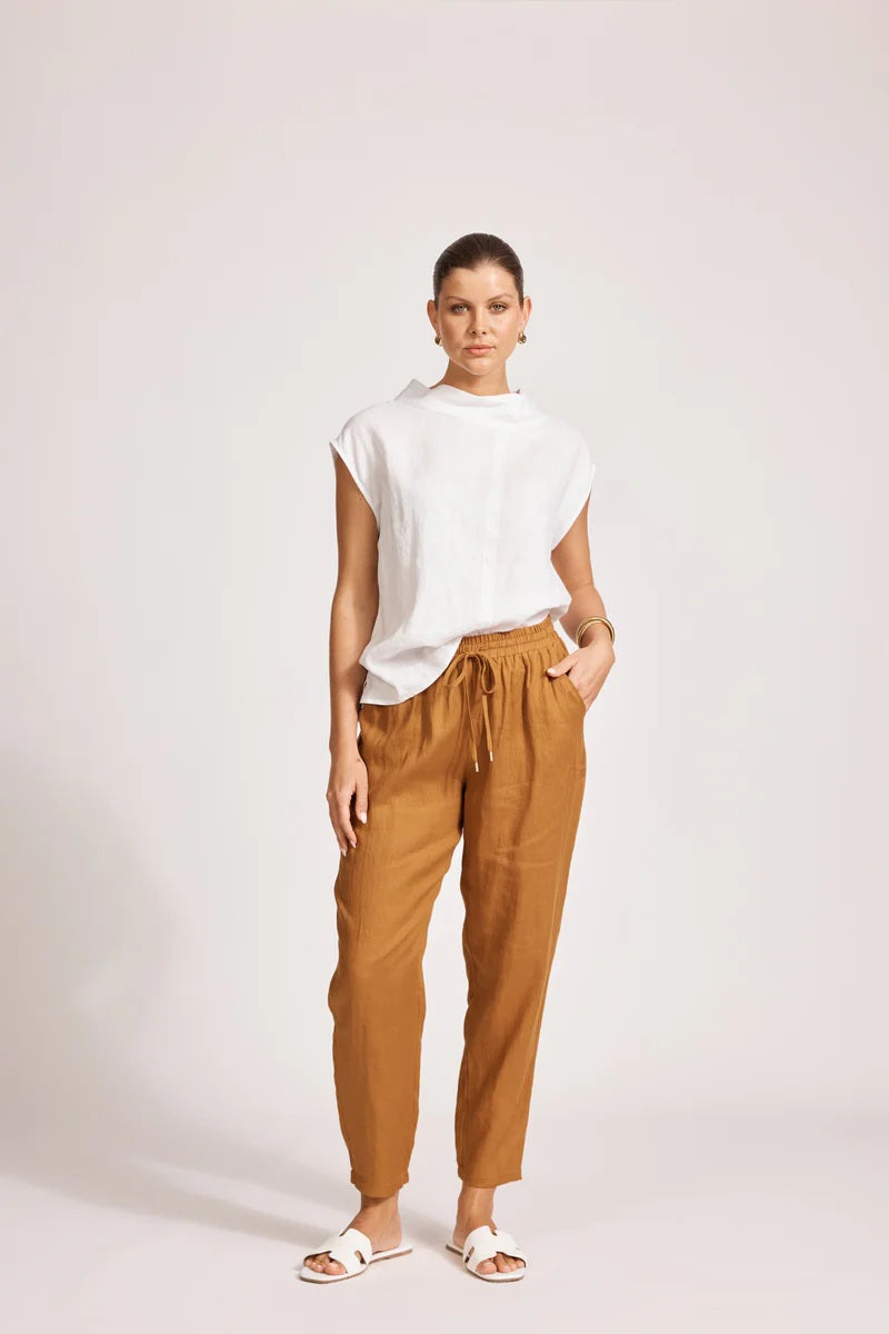 Eb & Ive Miramar Pant [COLOUR:Caramel SIZE:S]