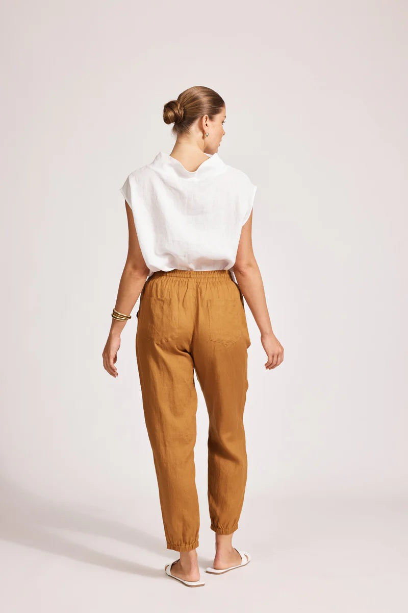 Eb & Ive Miramar Pant [COLOUR:Caramel SIZE:S]