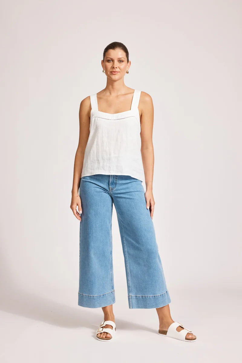 Eb & Ive Miramar Tank [COLOUR:whiite SIZE:XS]