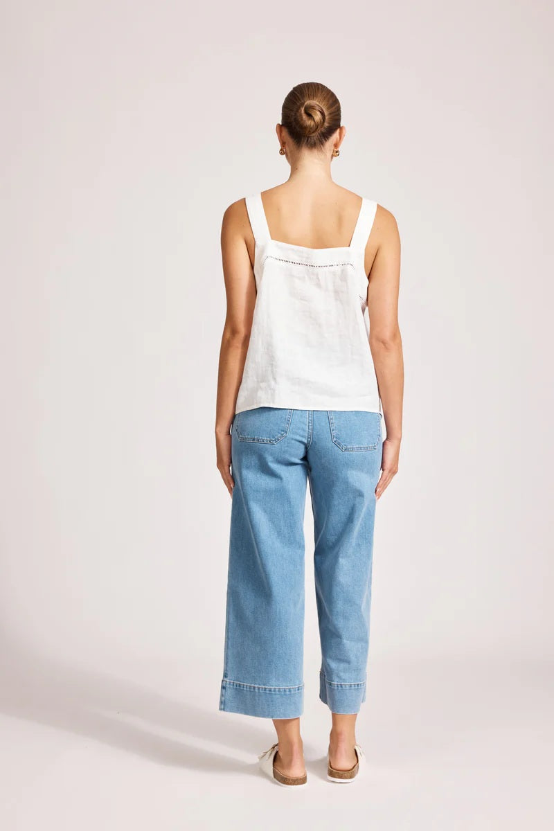 Eb & Ive Miramar Tank [COLOUR:whiite SIZE:XS]