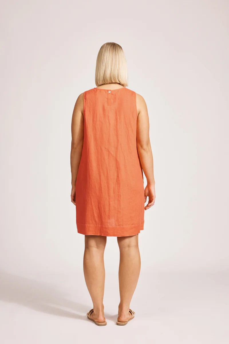 Eb & Ive Miramar Tank Dress [COLOUR:Coral SIZE:S]