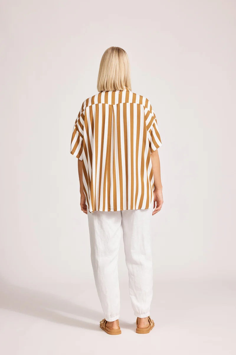 Eb & Ive Treville Stirpe Shirt [COLOUR:Caramel SIZE:o/s]