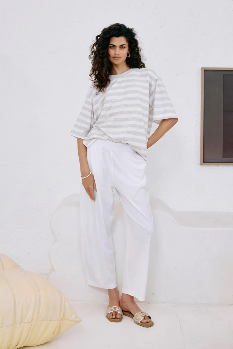 Eb & Ive Studio Traveller Pant [COLOUR:Salt SIZE:S]