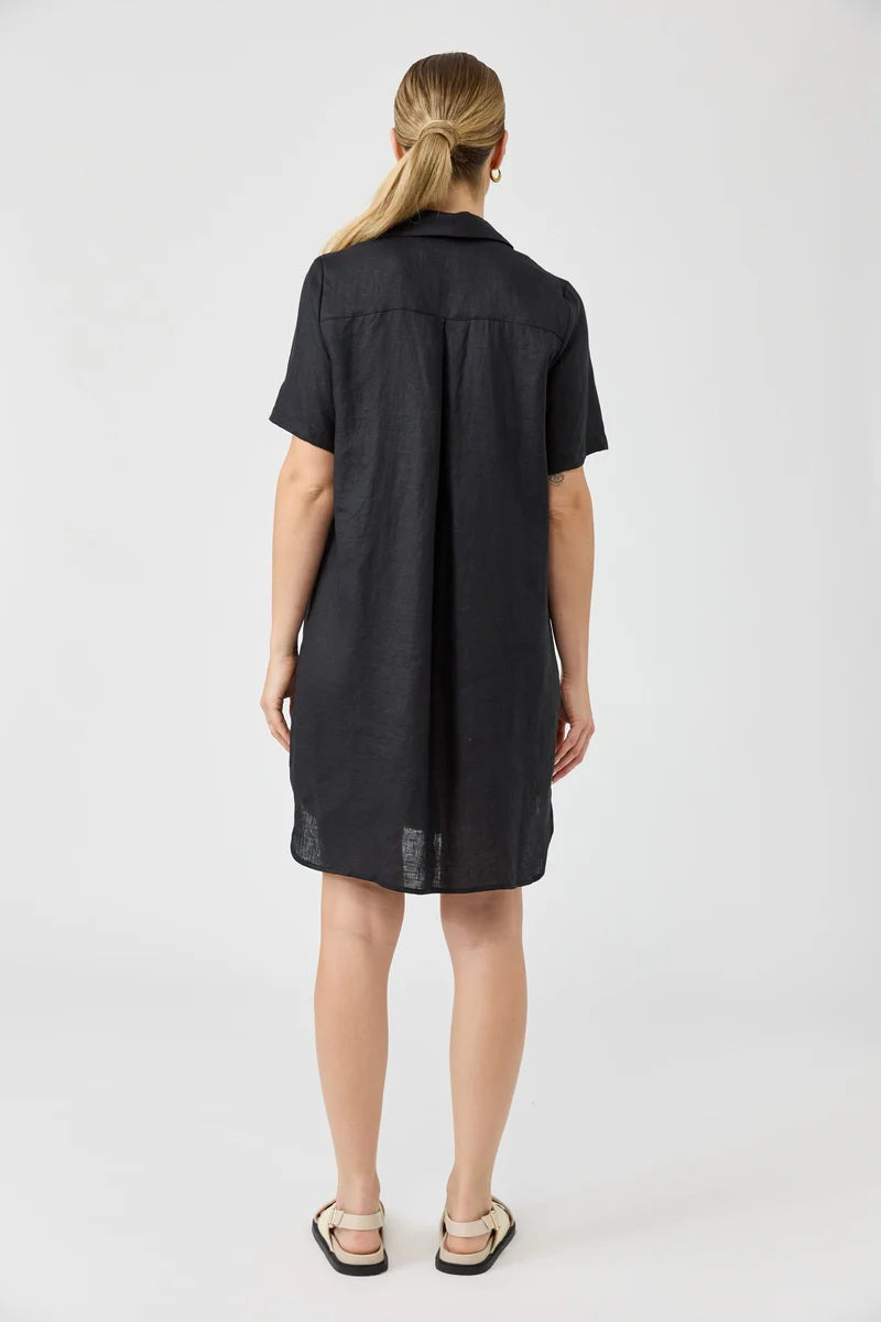 Eb & Ive Studio Short Shirt dress [COLOUR:Black SIZE:M]