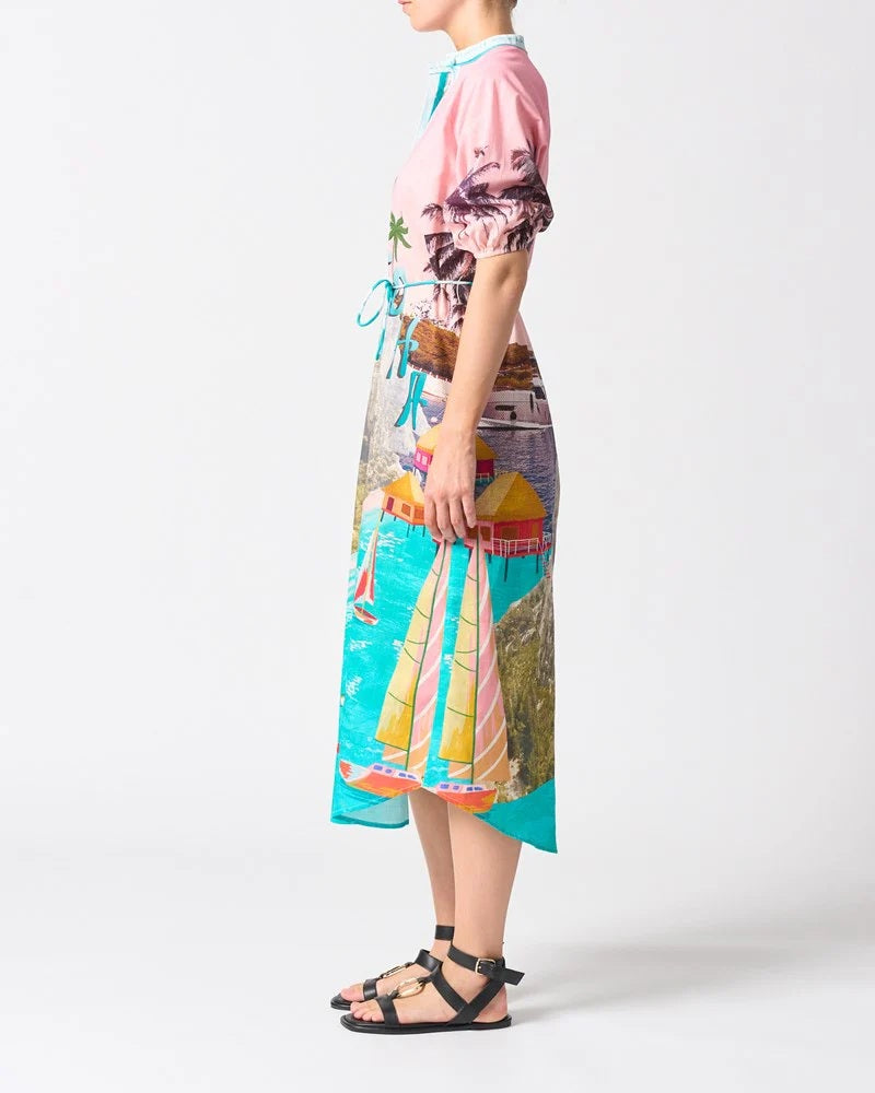 Walnut Berlin Dress [COLOUR:aloha multi SIZE:10]